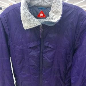 COLUMBIA SPORTSWEAR OMNI HEAT ROYAL BLUE LAVENDER SZ SMALL SKI COAT JACKET